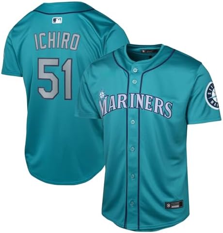 Amazon.com: Ichiro Suzuki Seattle Mariners #51 MLB Kids Youth 4-20